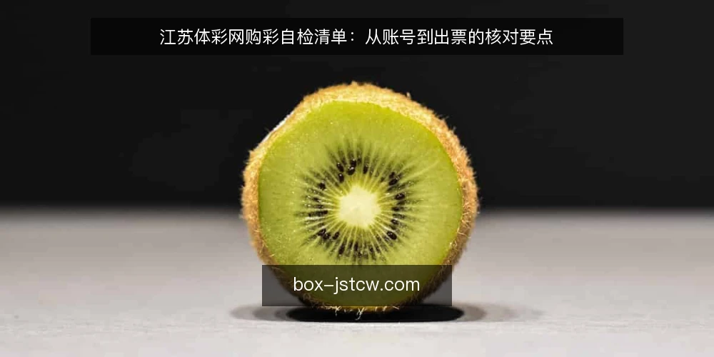 江苏体彩网购彩自检清单:从账号到出票的核对要点 — 信号观察:哪些提示需要警惕 配图