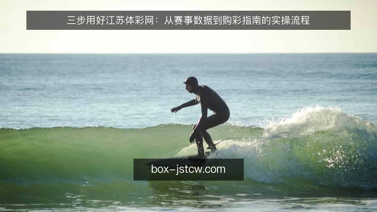 三步用好江苏体彩网：从赛事数据到购彩指南的实操流程